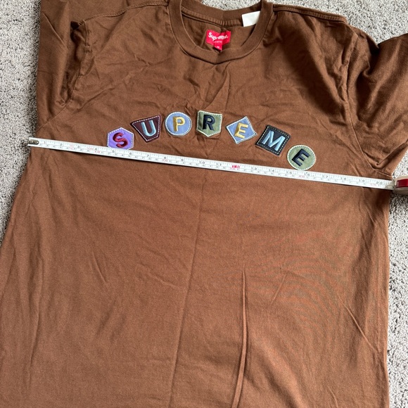 Supreme Chocolate Brown Crewneck Tee - Picture 4 of 5